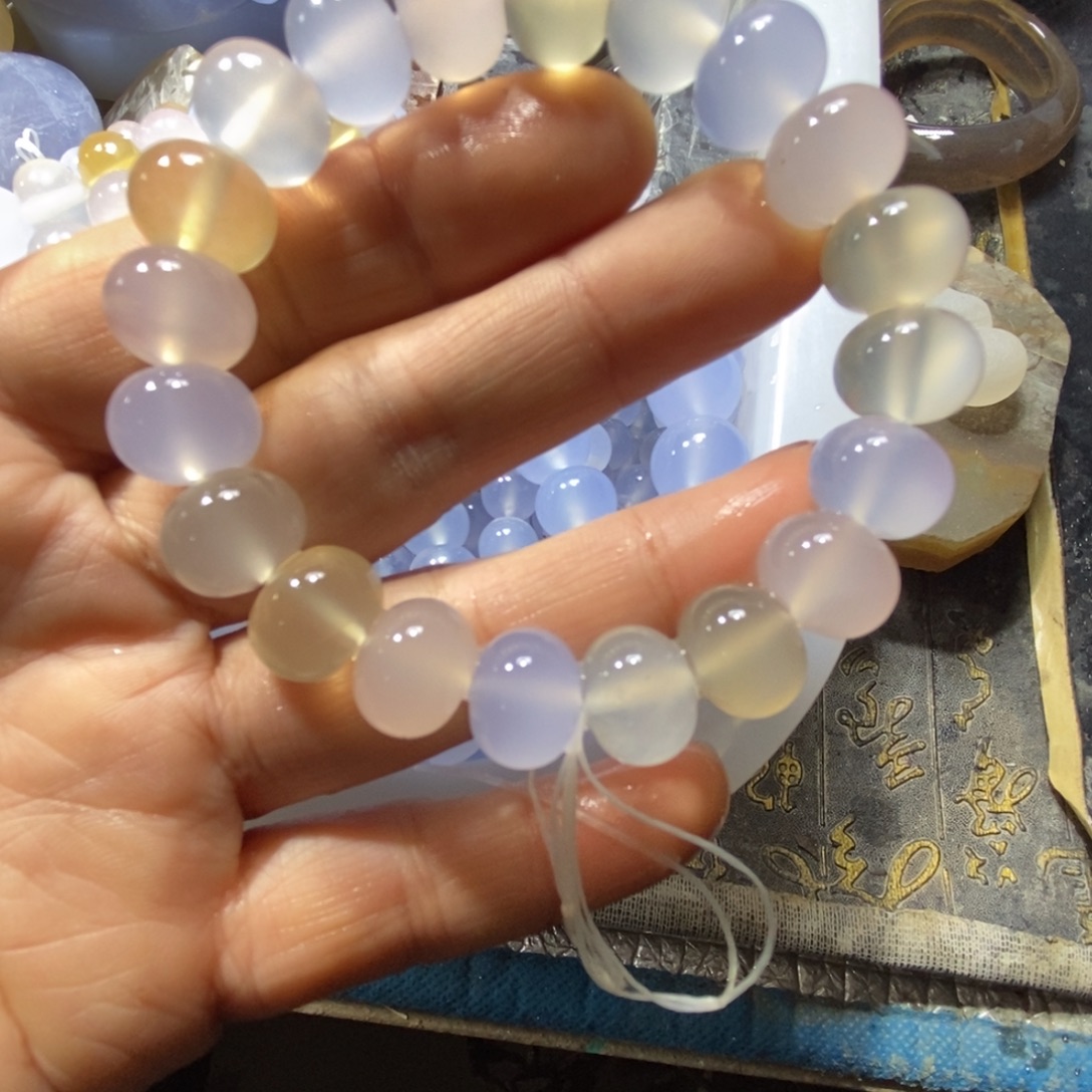 玛瑙/玉髓未镶嵌手链