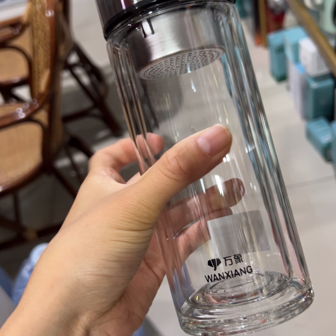 万象时空知了v929玻璃杯430➕杯套