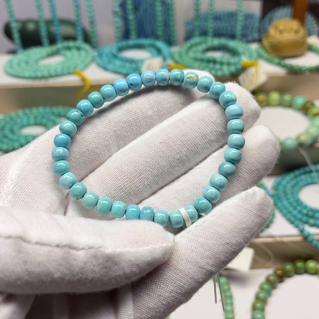 绿松石未镶嵌手链