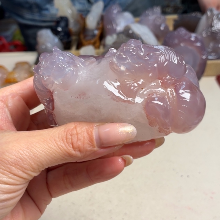 心***品玛瑙/玉髓未镶嵌吊坠(不含链)