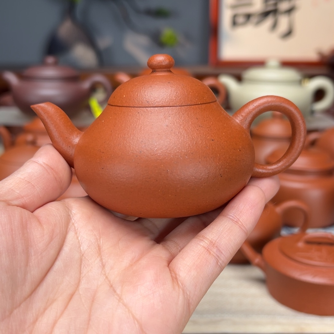 紫砂茶壶龙*宝山红泥120