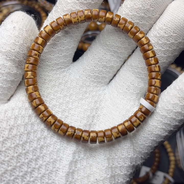 紫金鼠手串纯肉鼠尖火焰纹药片7尺精工暴力归圆