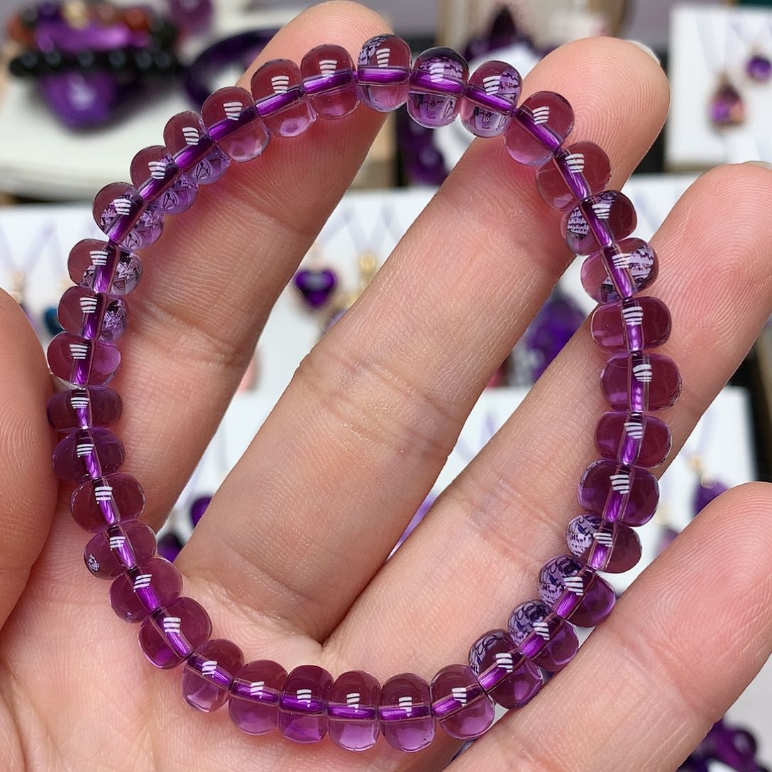 紫晶巴西手串未镶嵌