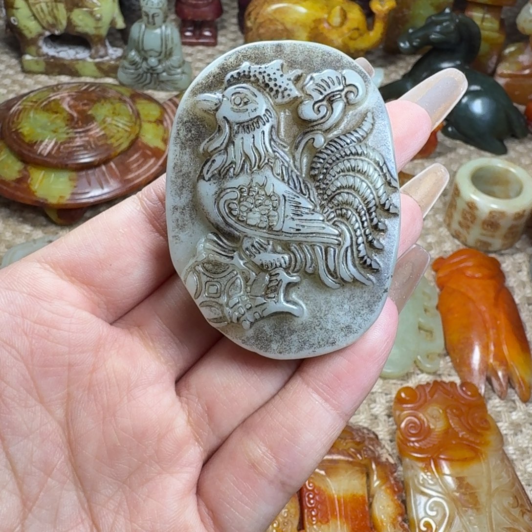 吊坠白玉菩提挂件