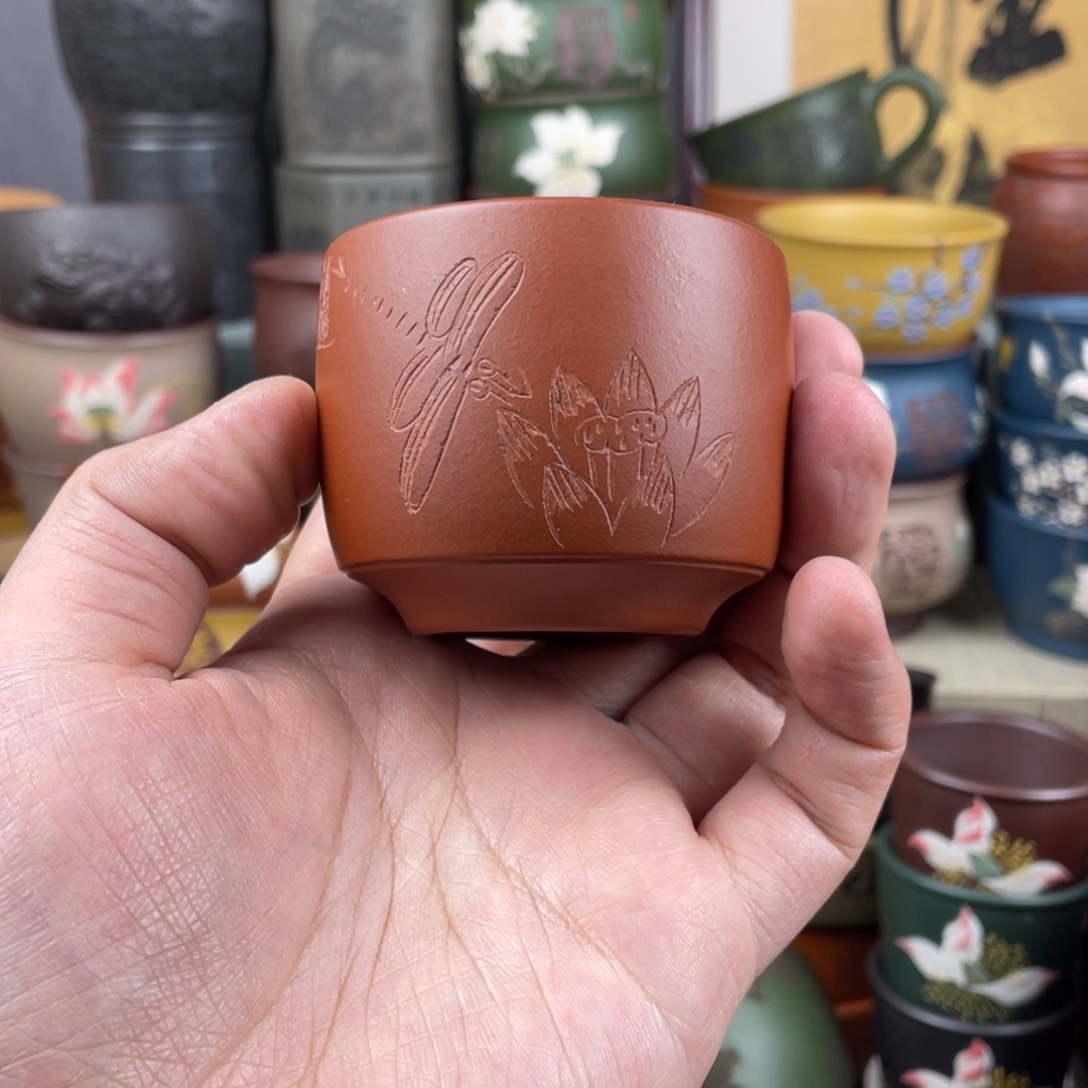 紫砂茶杯紫砂茶杯