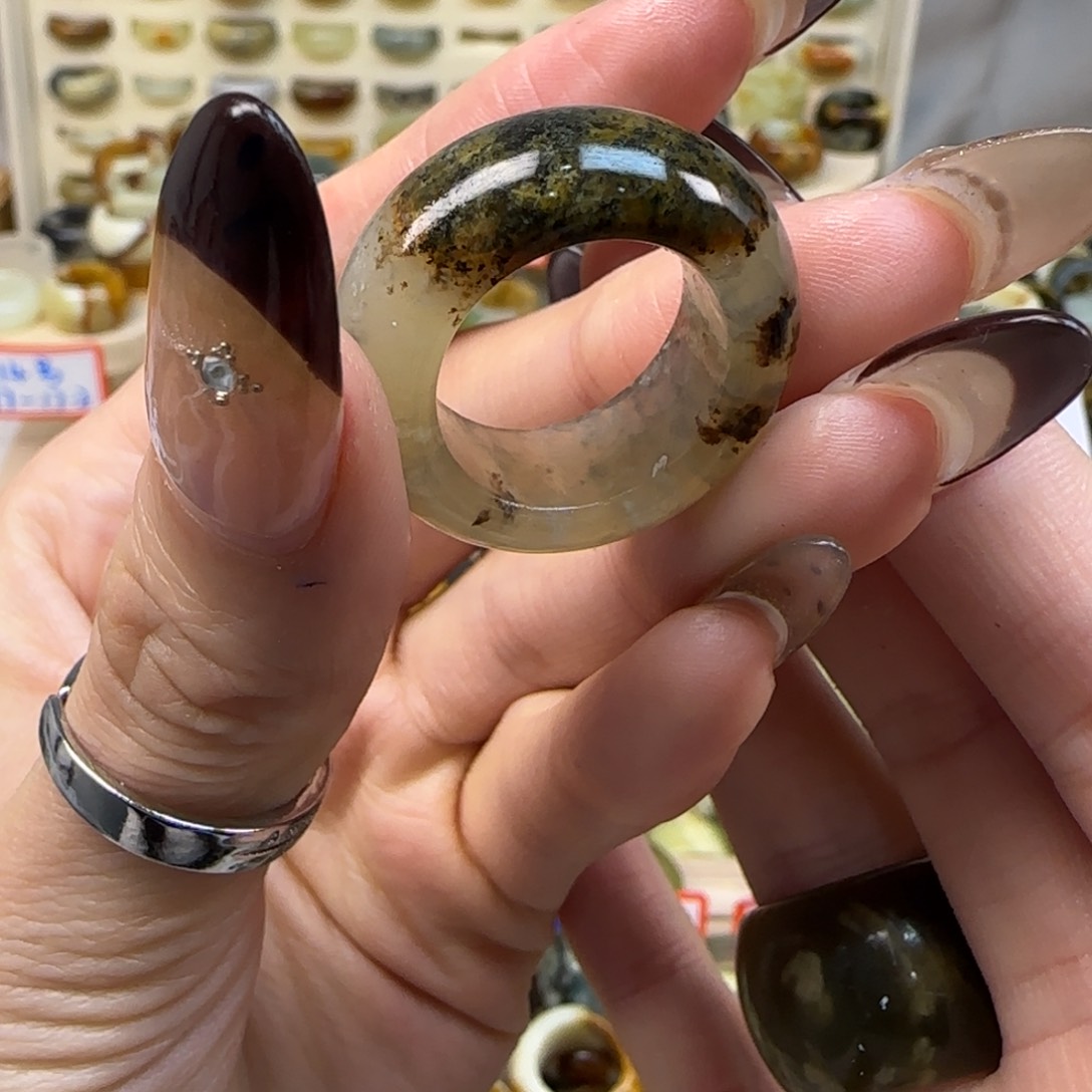 岫玉岫玉戒指18.1未镶嵌