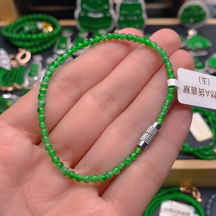 颈饰未镶嵌翡翠翡翠手链