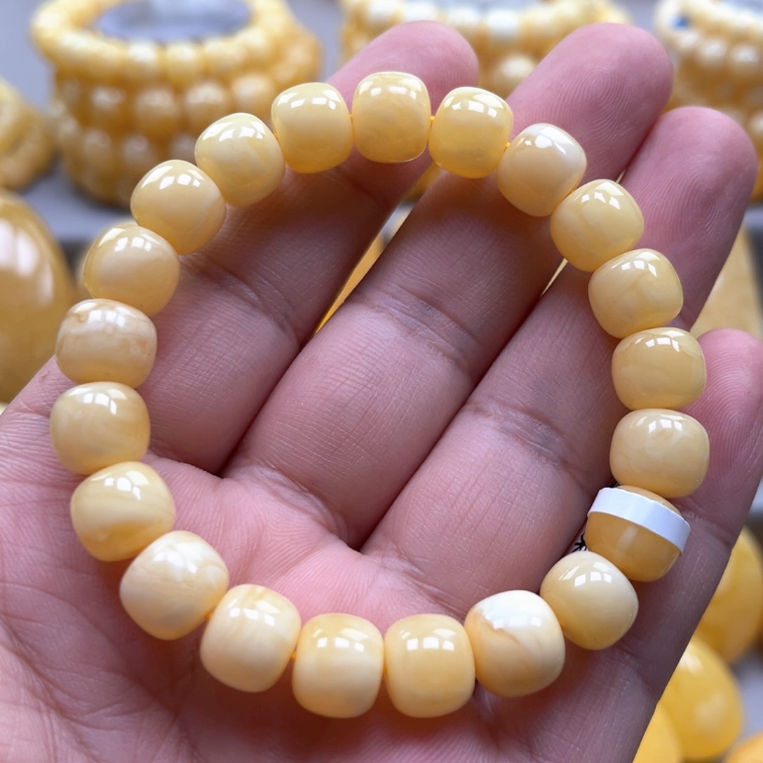 琥珀手链未镶嵌手串