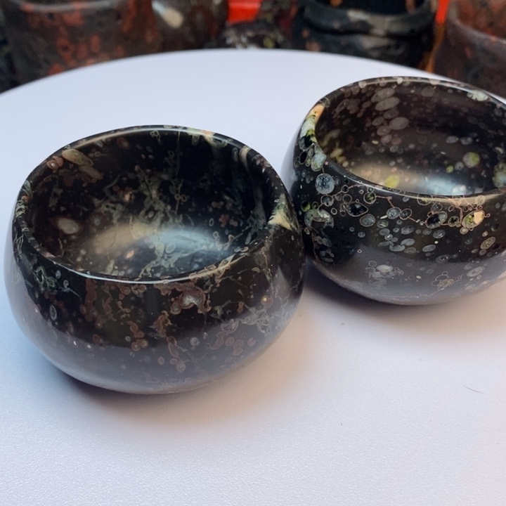 汝阳梅花玉厂家直销禅定杯