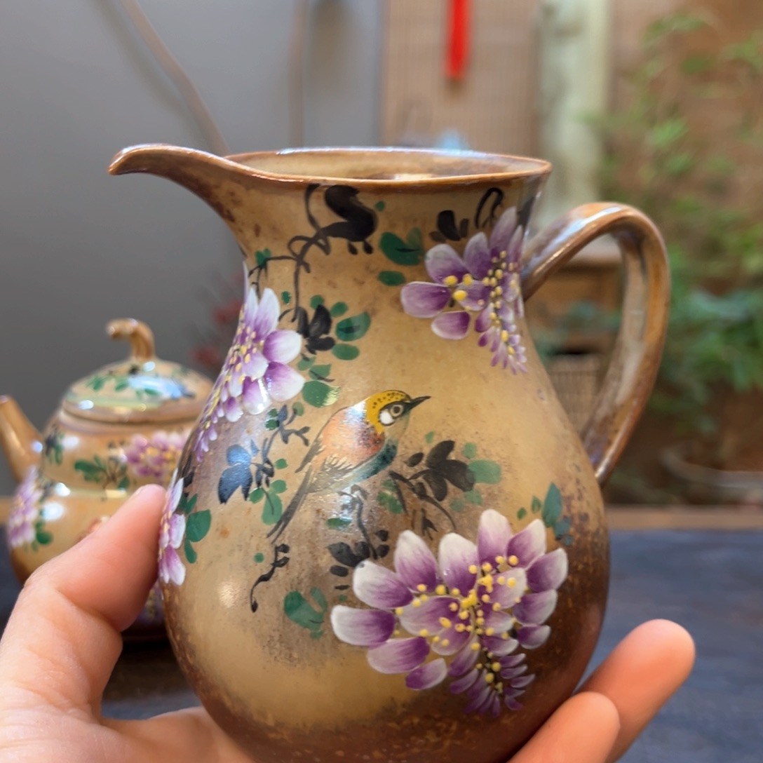 杯景德镇柴烧手绘陶瓷