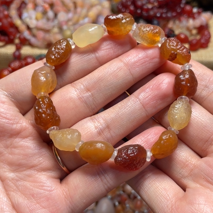 玛瑙/玉髓合金手链