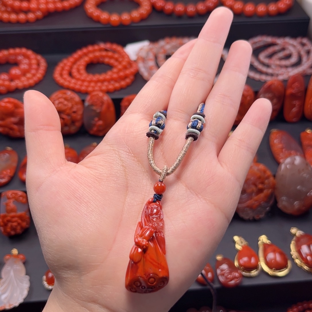 南红玛瑙多圈未镶嵌