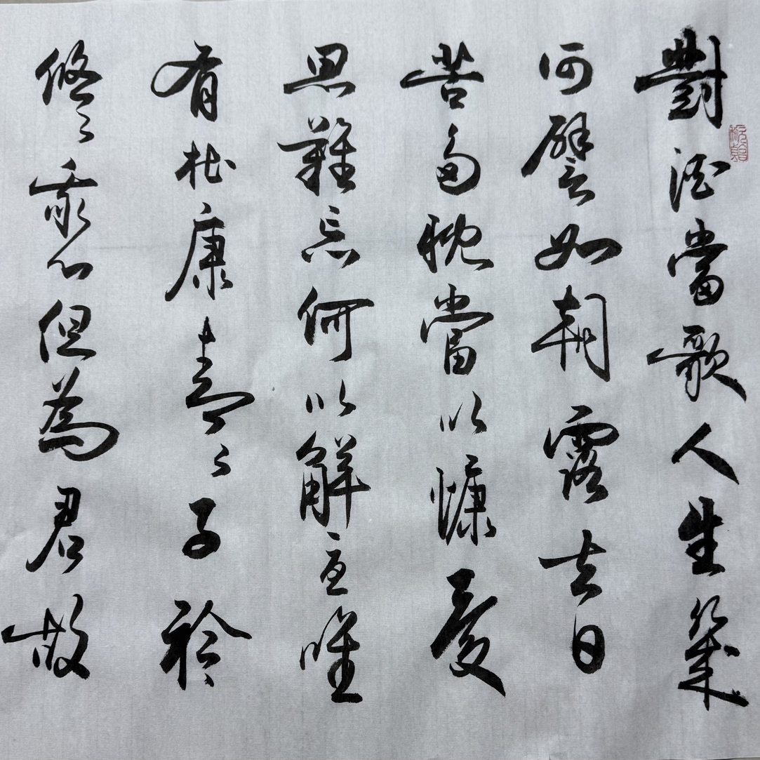 曹操短歌行书法原创
