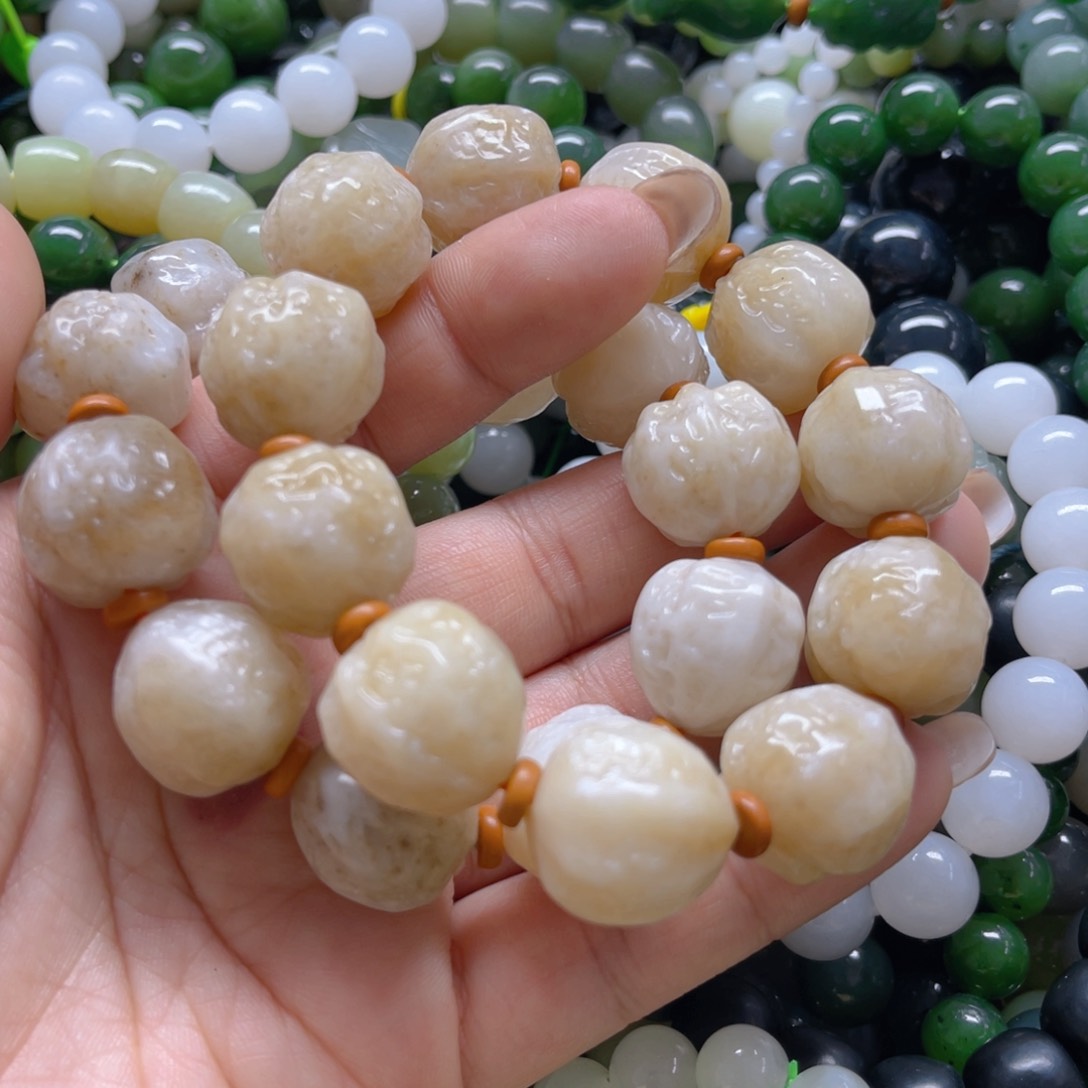 和田玉手链未镶嵌