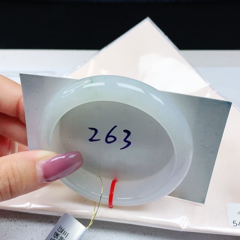 【闪购商品】翡翠手镯未镶嵌 正圈54+