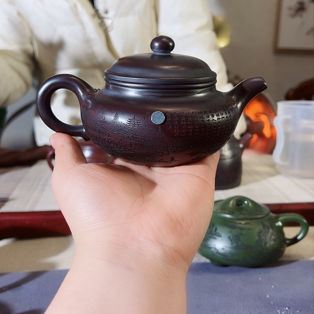 紫砂茶壶宜兴紫砂壶收藏起来的