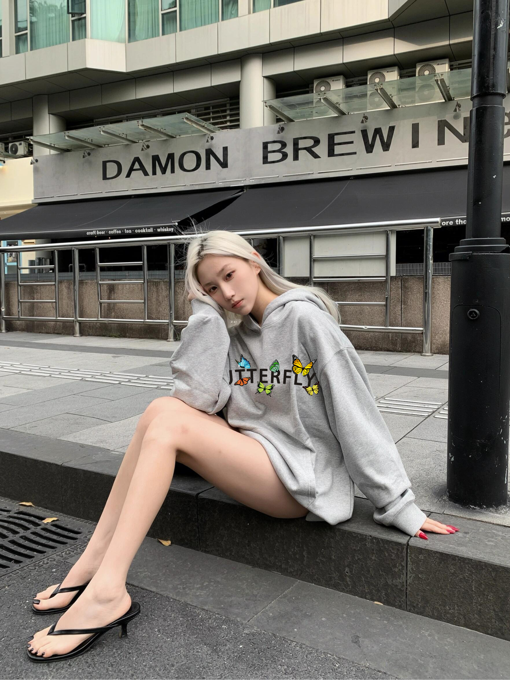 印花秋冬季连帽卫衣秋冬保暖不缩水加绒卫衣长袖宽松运动休闲时尚