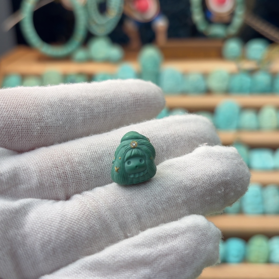 绿松石未镶嵌配饰