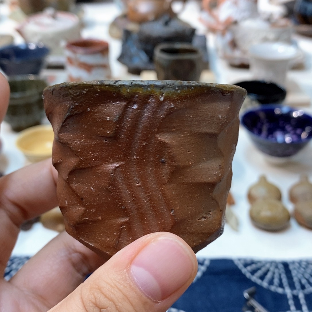 柴烧侘寂粗陶茶具