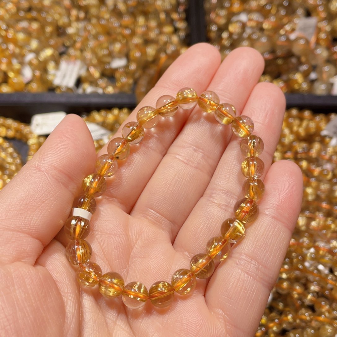 水晶手链未镶嵌天然水晶手链