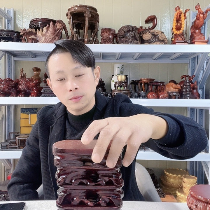 旧***忘木A越南马拉丝木花梨木