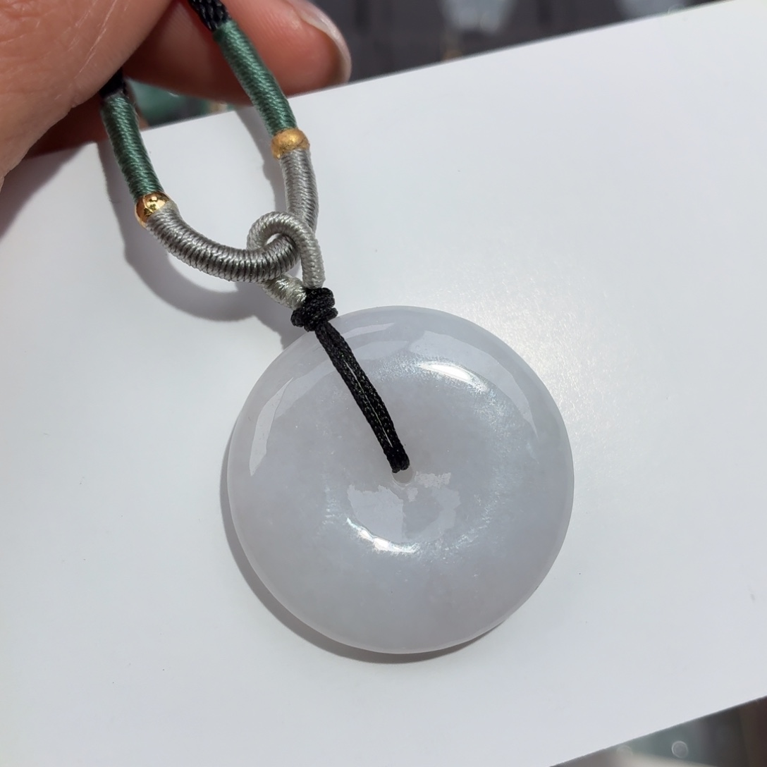 翡翠未镶嵌颈饰平安扣吊坠