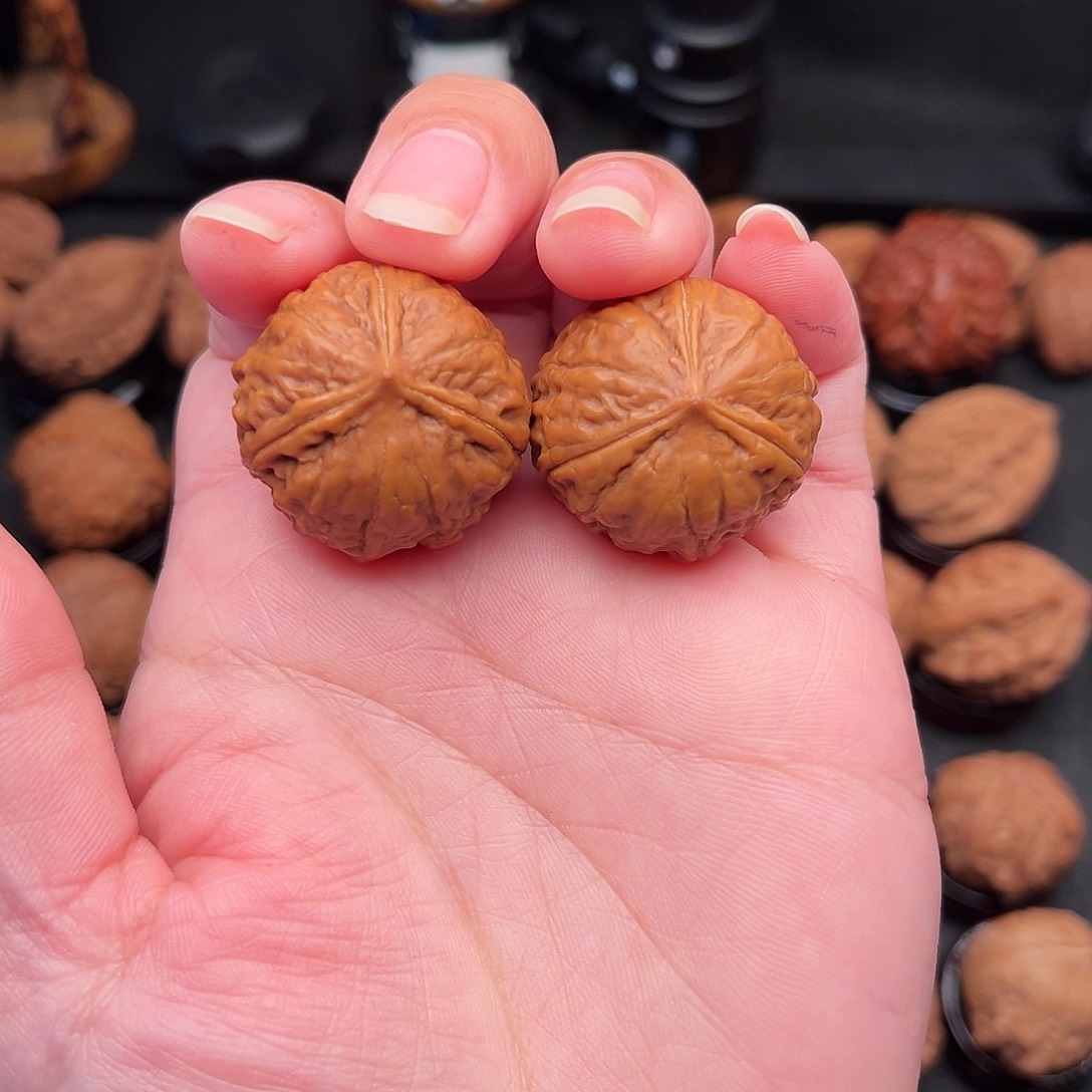 *****文玩核桃把件三棱Z