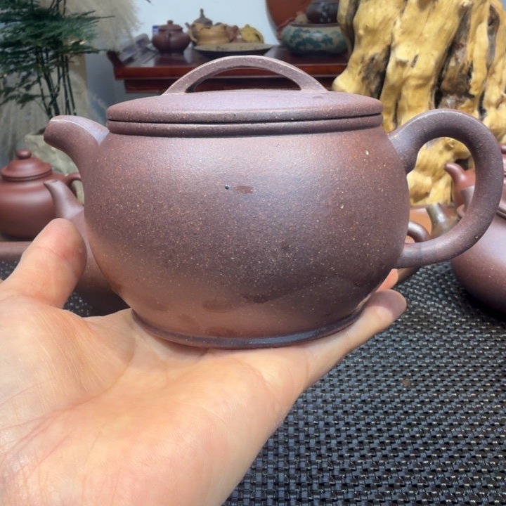 茶壶紫砂底槽清汉瓦250cc特价