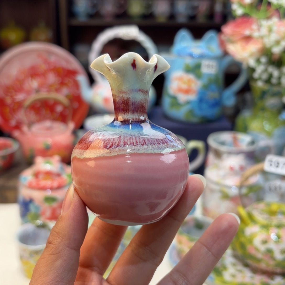 景德镇手绘高温釉下彩陶瓷茶具