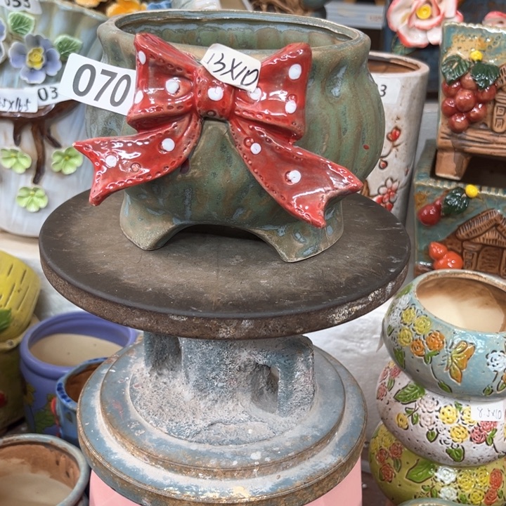 紫砂花盆粗陶材质多肉花盆