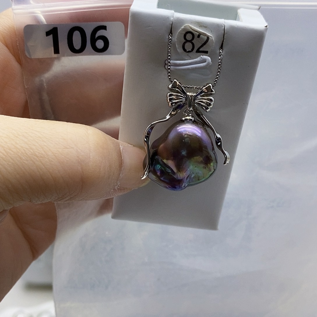 颈饰合金淡水珍珠