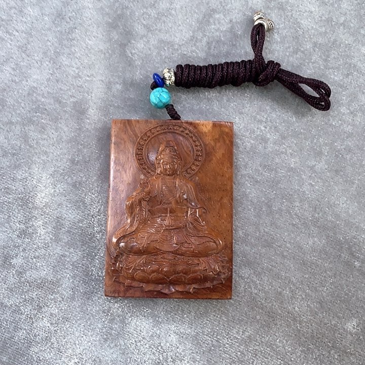 其他黄花梨/降香黄檀铁****龙海南黄花梨观音牌
