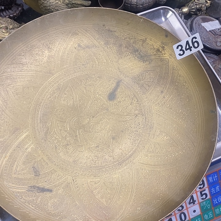 快***生闪电购铜摆件工艺品346