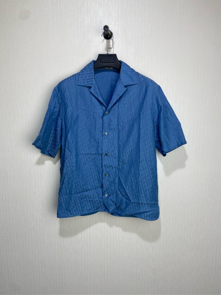 全新未使用 DIOR/迪奥 男/40码/满印短袖衬衫/13000/SN4920