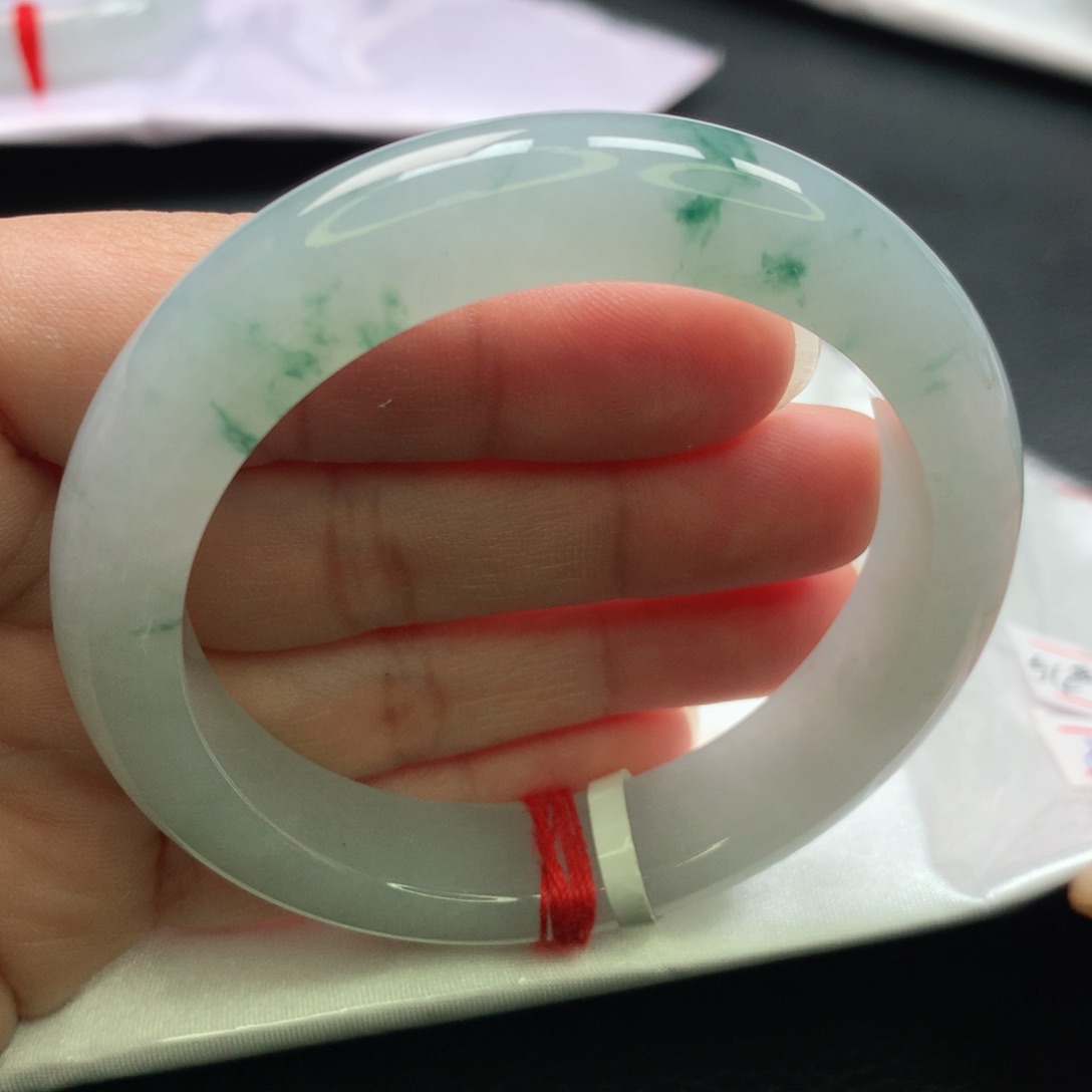 翡翠手镯未镶嵌缅甸54