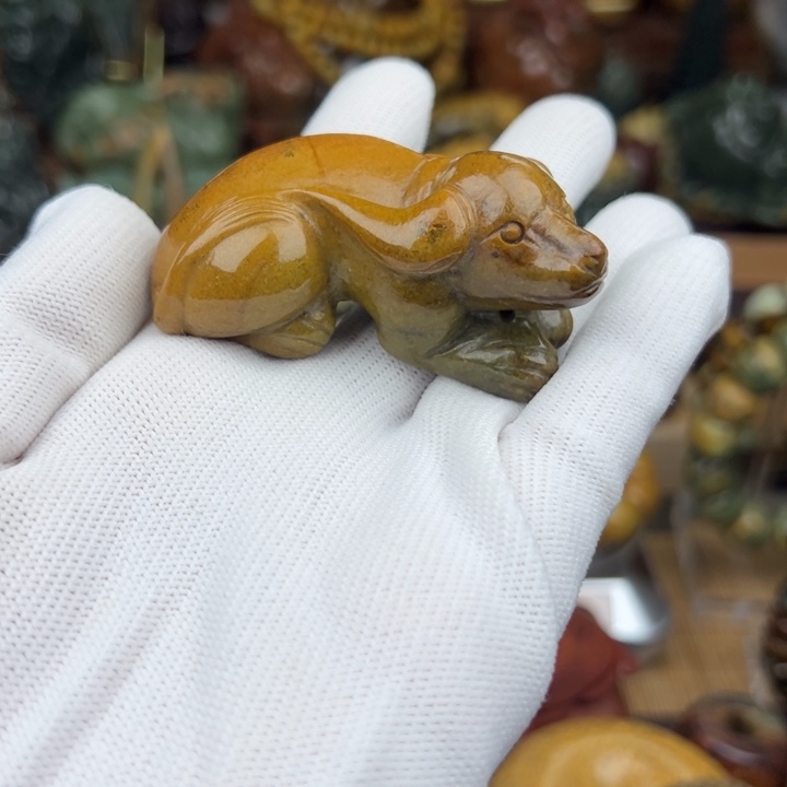 岫岩河磨玉（透闪石质玉）把件未镶嵌幸*