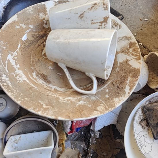 瓷发两个杯子，国营四厂库存