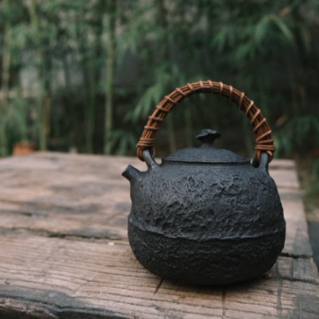 手工复古铁器水壶烧水户外烧水壶诧寂风铸铁