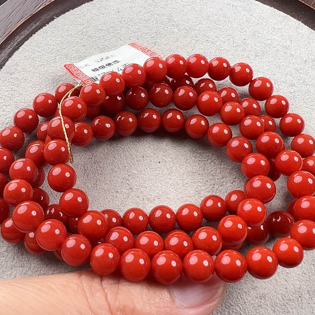 南红玛瑙南红多圈未镶嵌