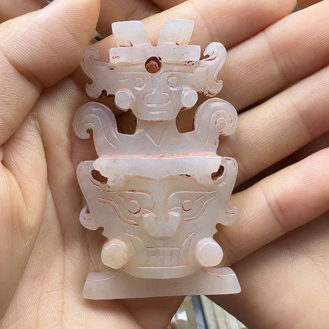 再***来和田玉（糖玉）未镶嵌挂件