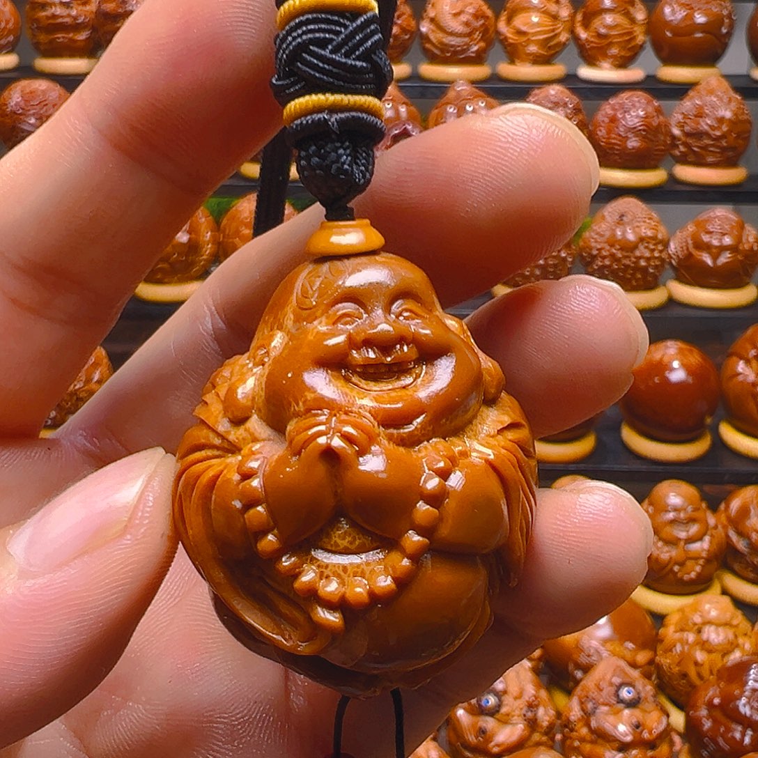 手串/手链橄榄核瑞兽弥勒一颗
