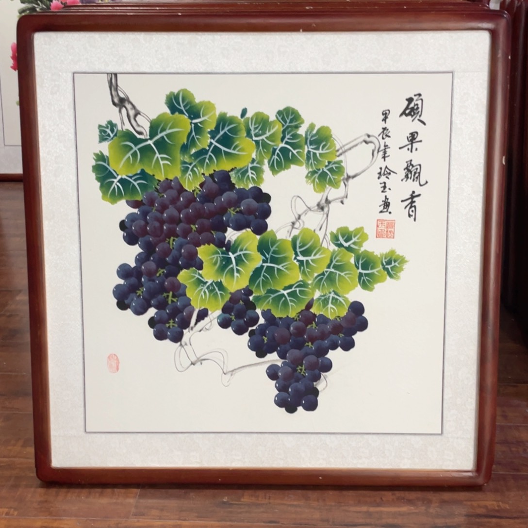 国画带框尺寸63*63厘米