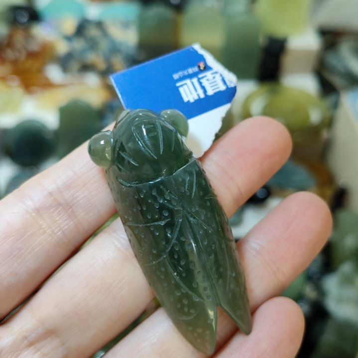 岫玉未镶嵌挂坠款式