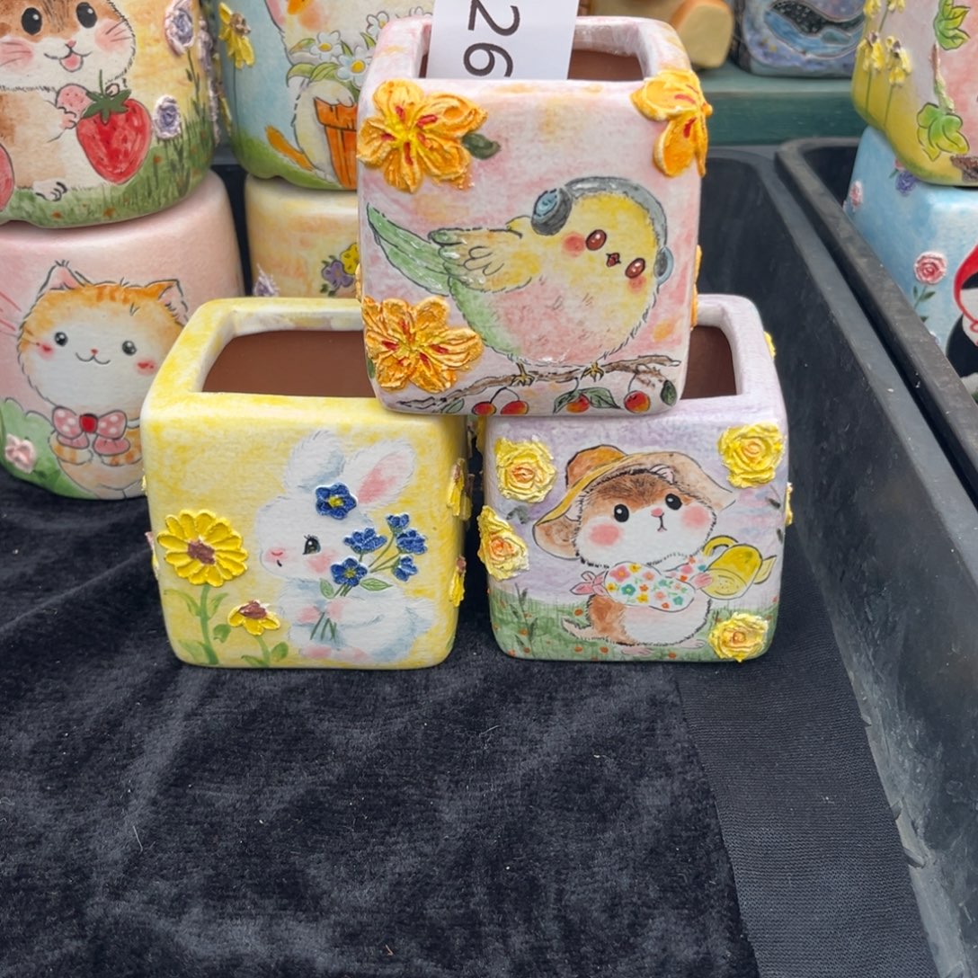 班***～126多肉花盆3个195元