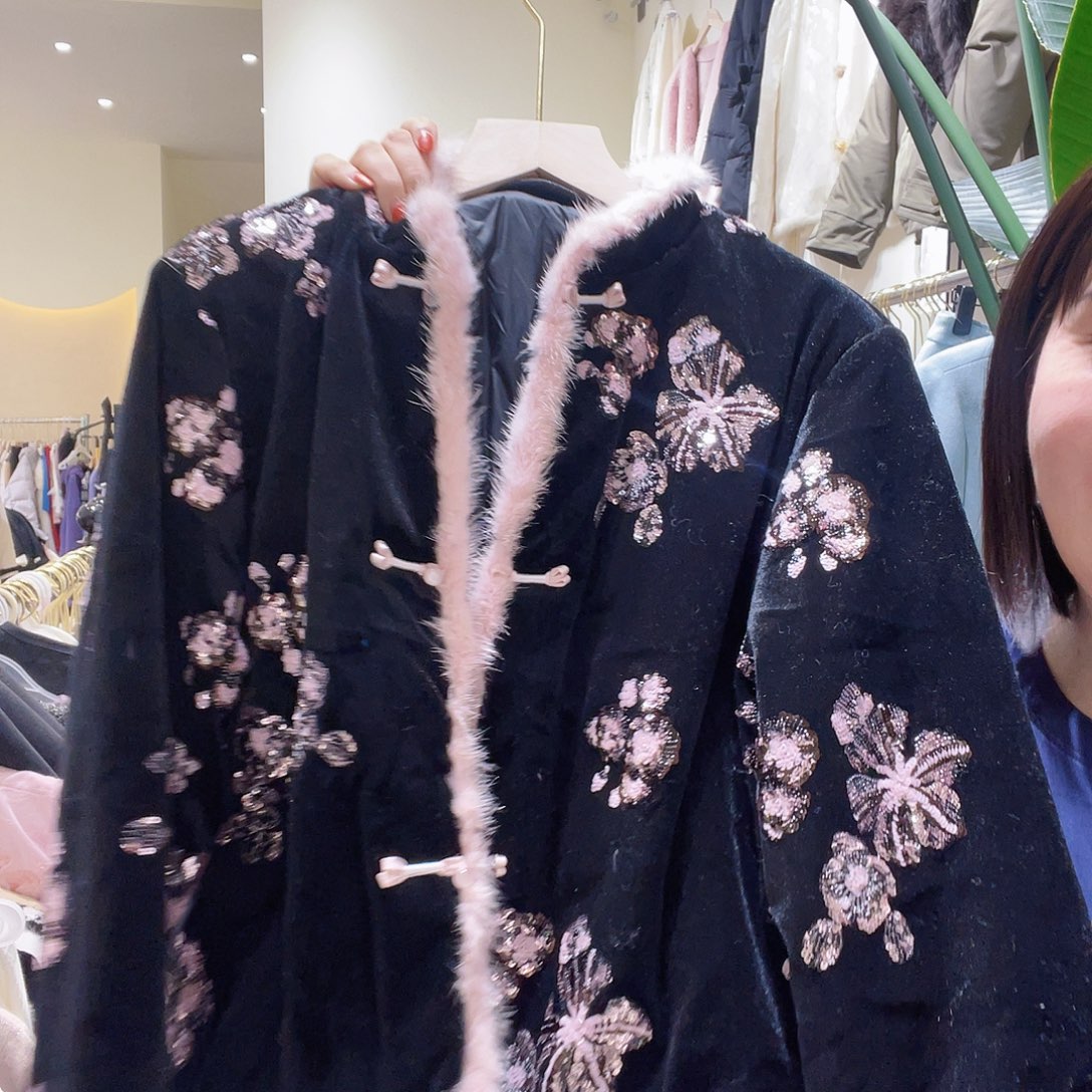 小思专拍国风外套