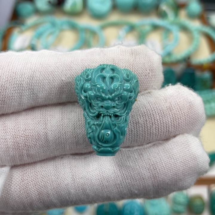 未镶嵌绿松石挂件