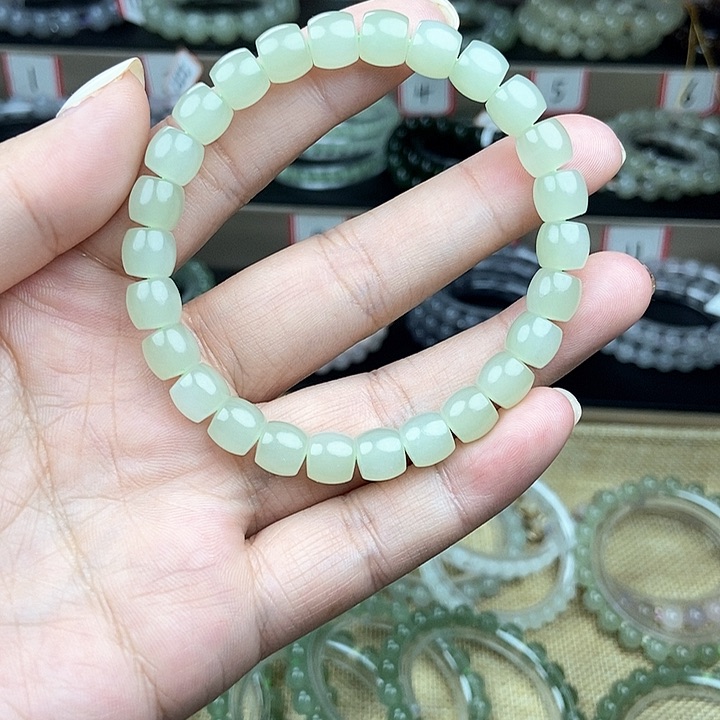 和田玉手串未镶嵌