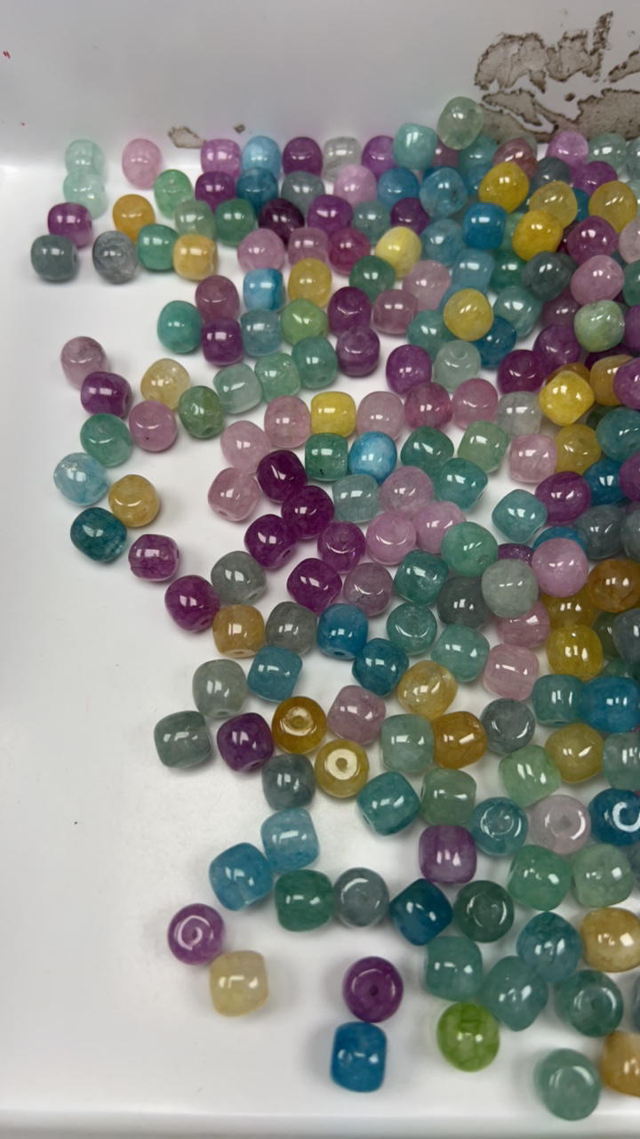【散珠批发】W2504彩虹碧玺10*9MM*10颗