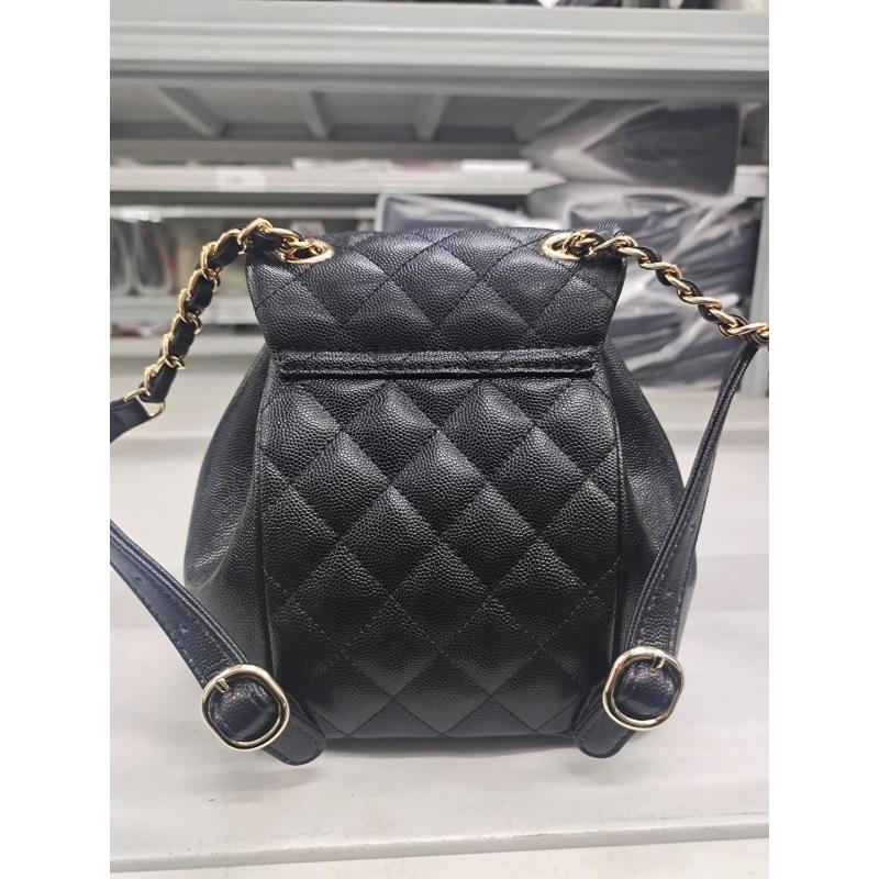 潮流打造真皮女士包迷你双肩时尚百搭 0494 黑色