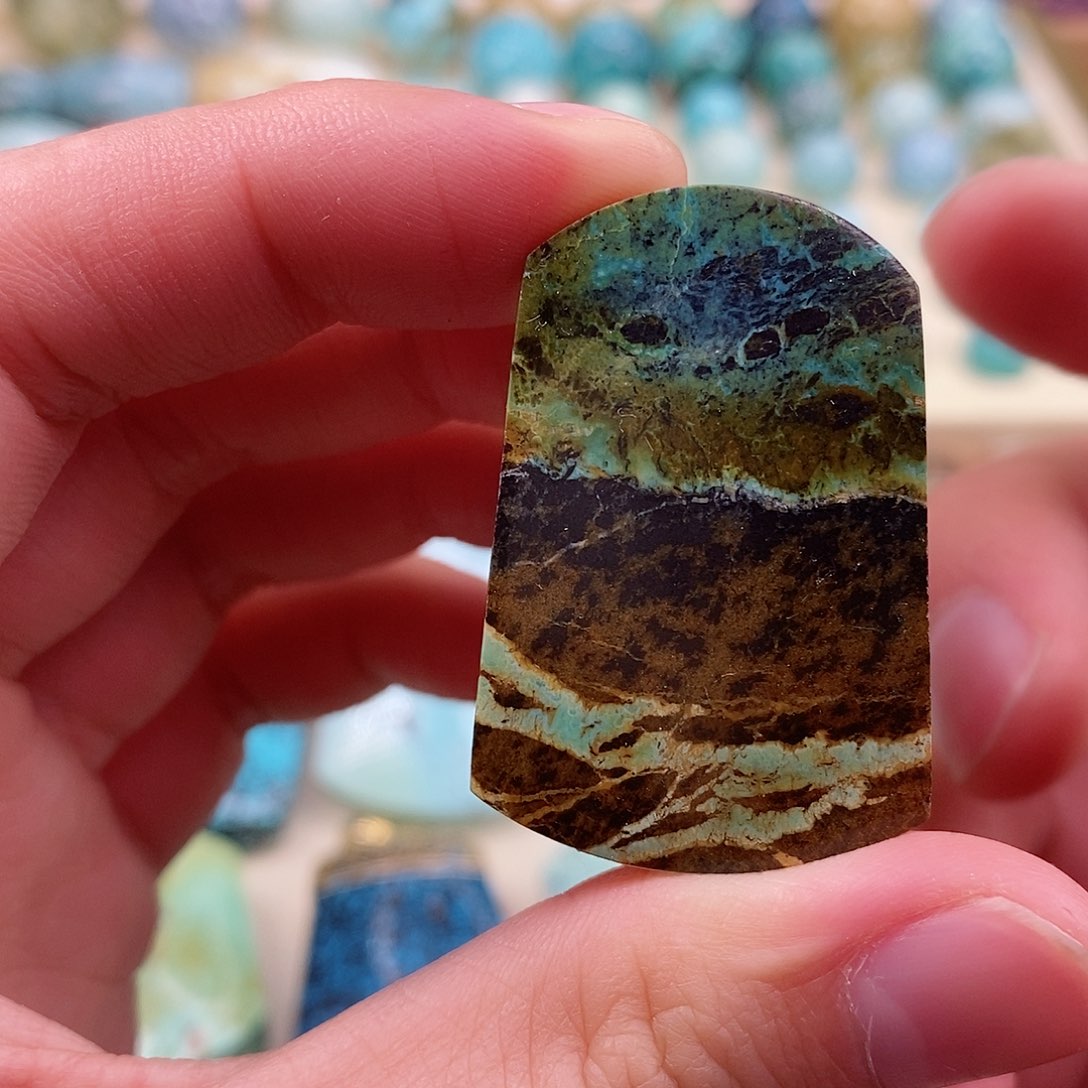 绿松石珠宝奇石未镶嵌